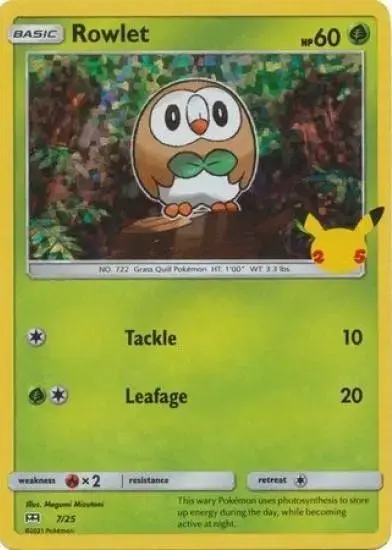 Rowlet - Pokemon McDonalds 2021 #7