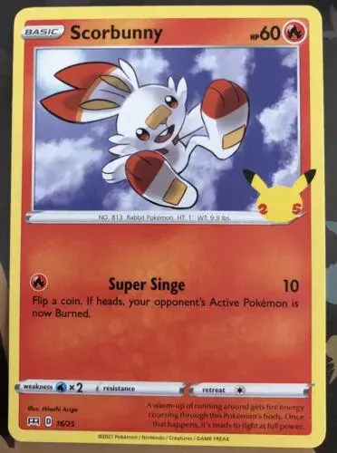 Scorbunny - Pokemon McDonalds 2021 #16