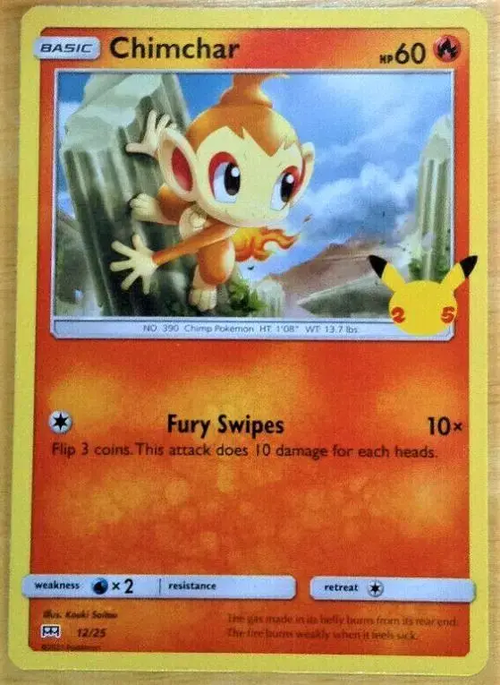 Chimchar - Pokemon McDonalds 2021 #12