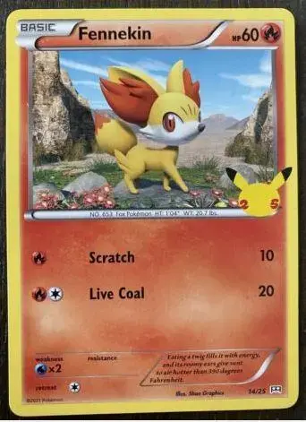 Fennekin - Pokemon McDonalds 2021 #14
