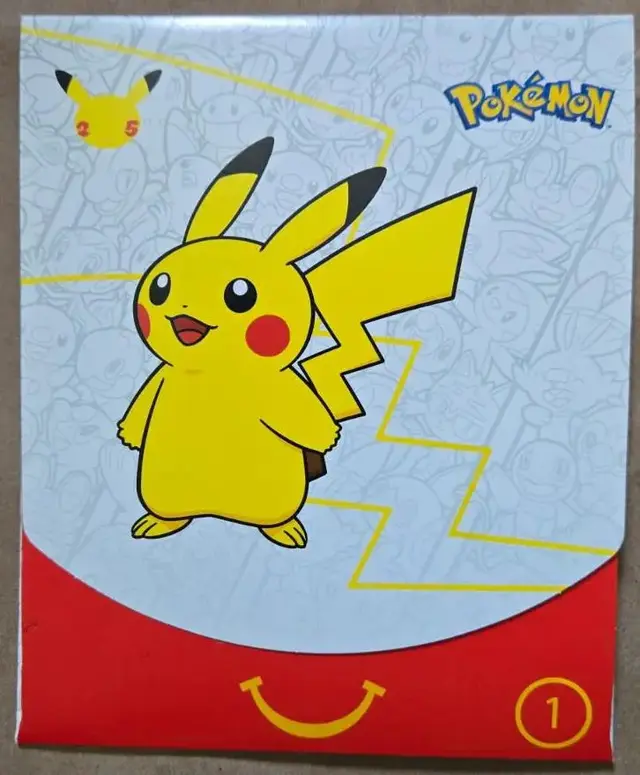 Sealed Card Envelope - Pokemon McDonalds 2021 #1