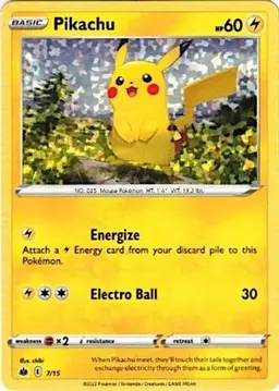 Pikachu [Holo] #7 - Pokemon McDonalds 2022