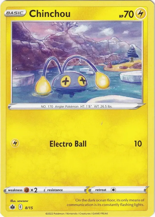 Chinchou - Pokemon McDonalds 2022 #8