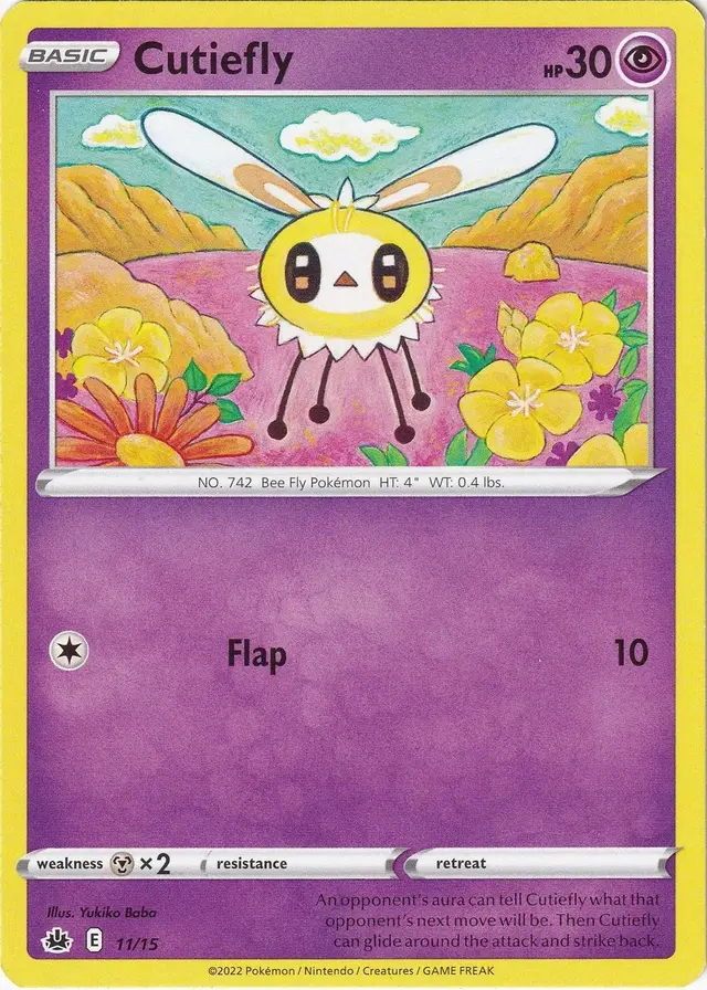 Cutiefly - Pokemon McDonalds 2022 #11