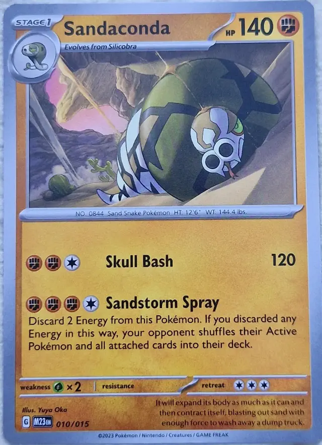 Sandaconda - Pokemon McDonalds 2023 #10