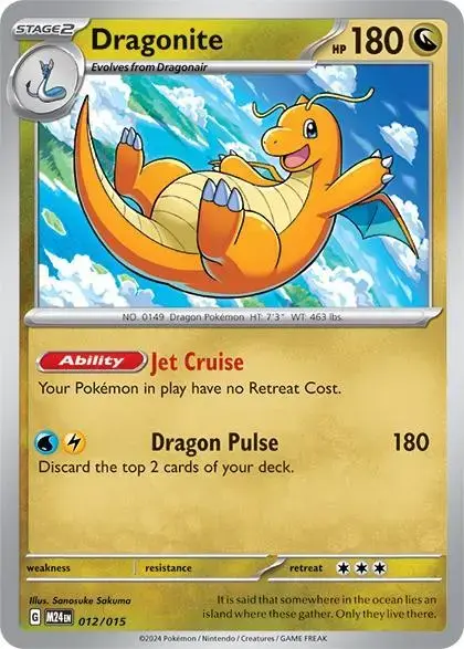 Dragonite - Pokemon McDonalds 2024 #12