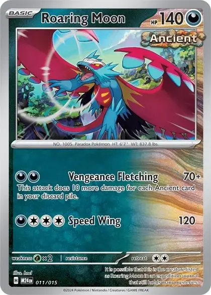 Roaring Moon - Pokemon McDonalds 2024 #11