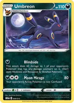 Umbreon #9 - Pokemon McDonalds 2024