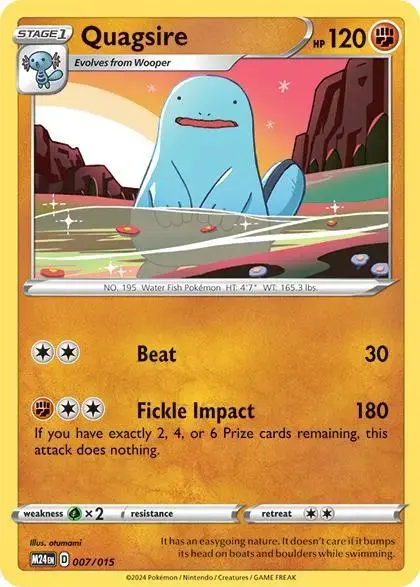 Quagsire - Pokemon McDonalds 2024 #7