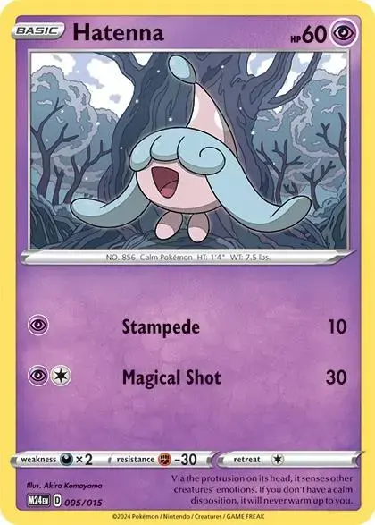 Hatenna - Pokemon McDonalds 2024 #5