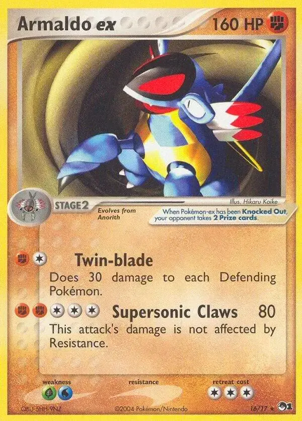 Armaldo EX #16 - Pokemon POP Series 1