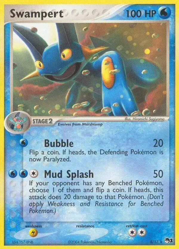Swampert #5 - Pokemon POP Series 1