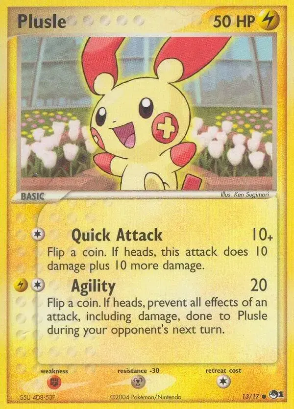 Plusle #13 - Pokemon POP Series 1