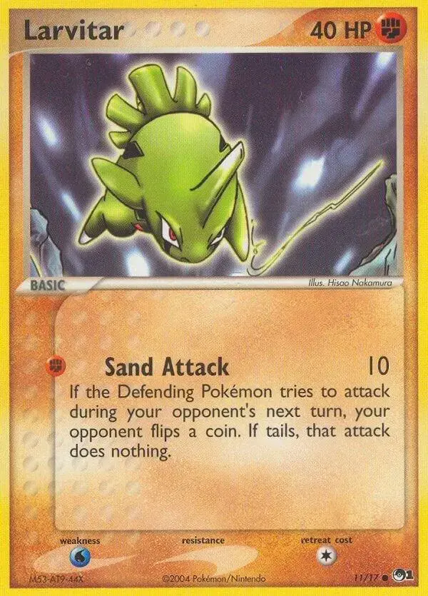 Larvitar #11 - Pokemon POP Series 1