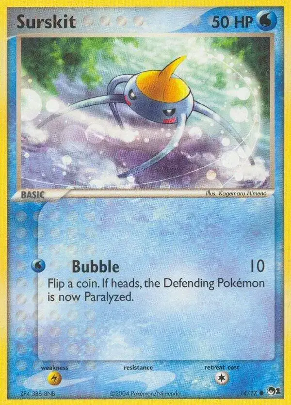Surskit #14 - Pokemon POP Series 1