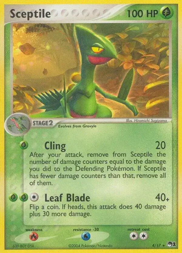 Sceptile #4 - Pokemon POP Series 1