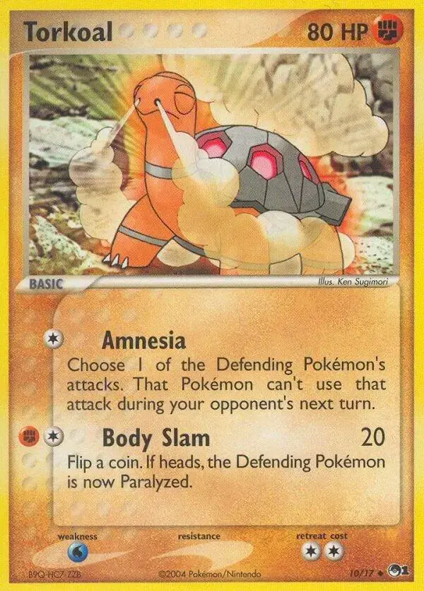 Torkoal #10 - Pokemon POP Series 1