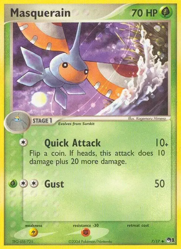 Masquerain #7 - Pokemon POP Series 1