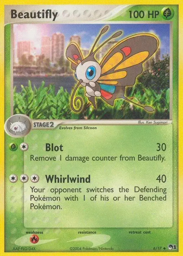 Beautifly #6 - Pokemon POP Series 1