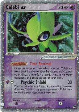 Celebi ex [Holo] #17 - Pokemon POP Series 2