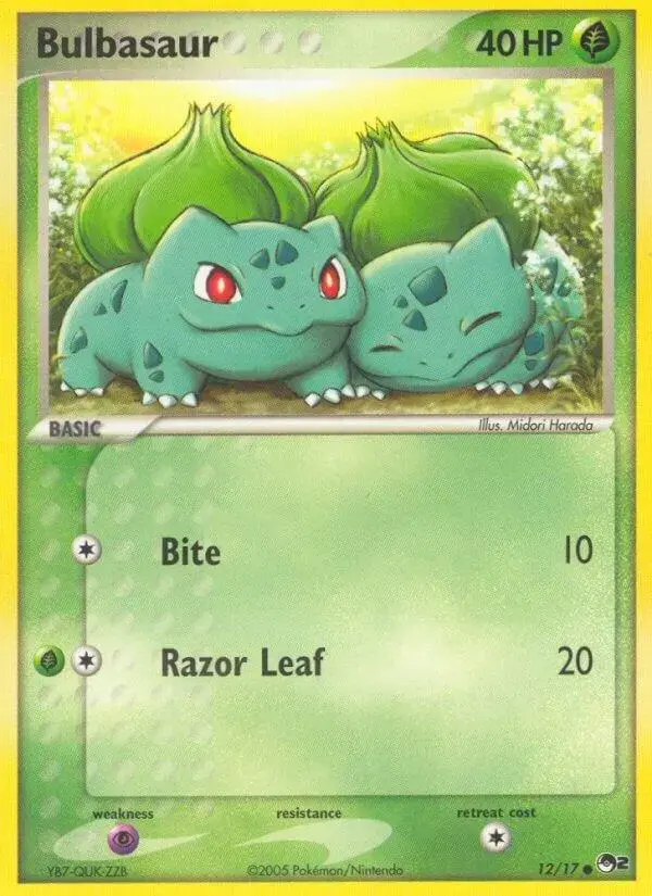 Bulbasaur #12 - Pokemon POP Series 2
