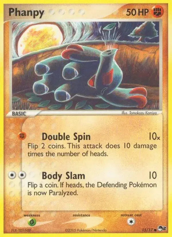 Phanpy #15 - Pokemon POP Series 2