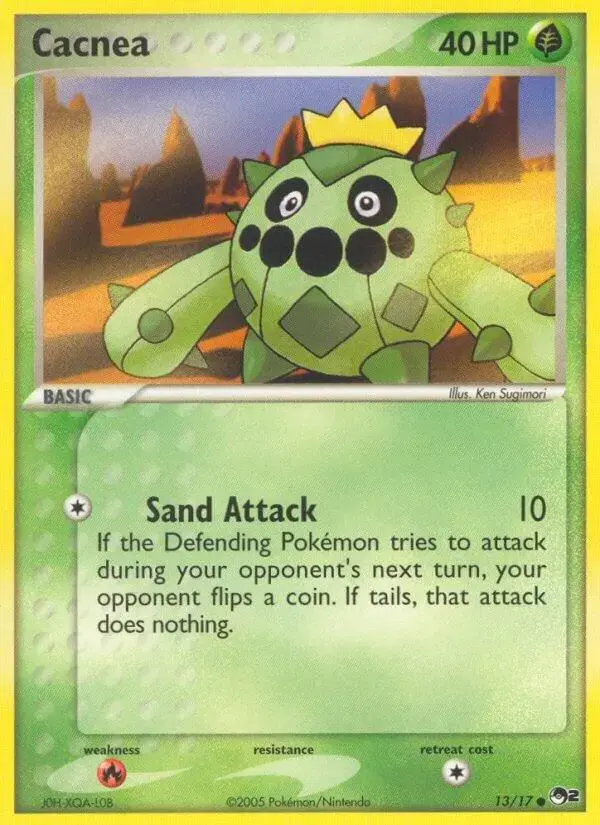 Cacnea #13 - Pokemon POP Series 2