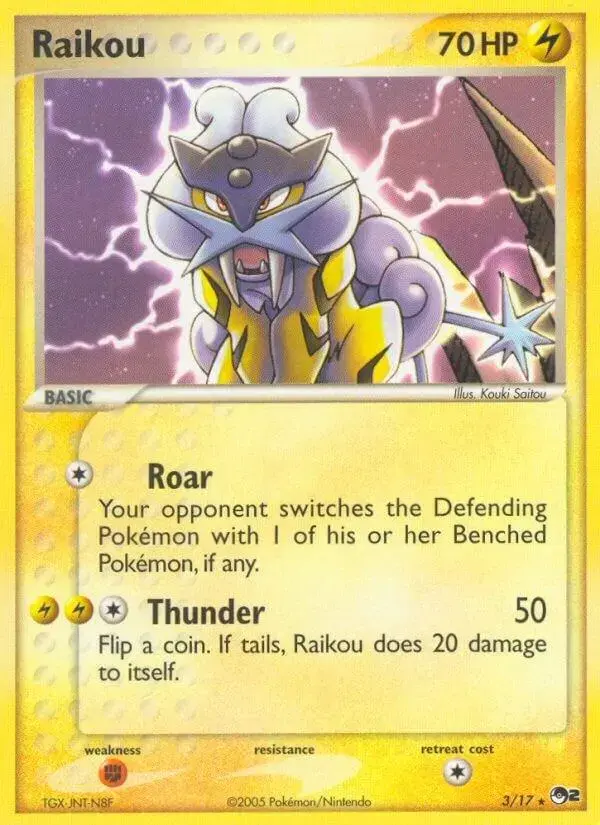 Raikou #3 - Pokemon POP Series 2