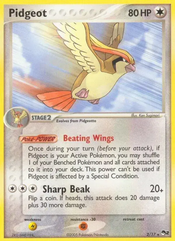 Pidgeot #2 - Pokemon POP Series 2