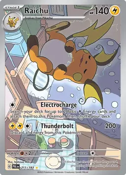 Raichu #211 - Pokemon Paldea Evolved