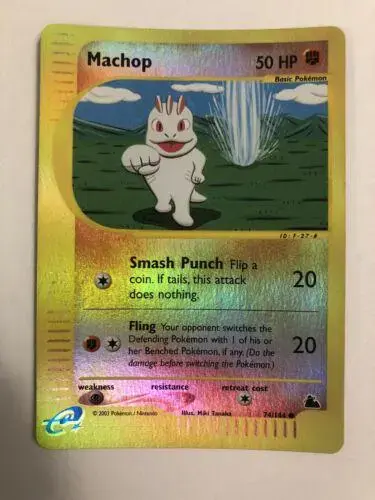 Machop [Reverse Holo] - Pokemon Skyridge #74