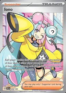 Iono 254 - Pokemon Paldea Evolved