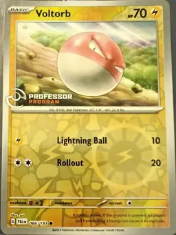 Voltorb [Professor Program] - Pokemon Paldea Evolved