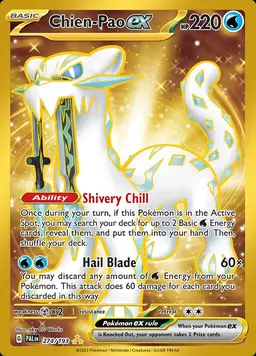 Chien-Pao ex 274 - Pokemon Paldea Evolved
