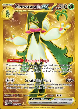 Meowscarada ex 271 - Pokemon Paldea Evolved