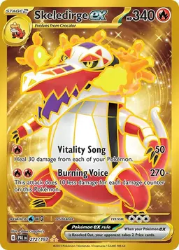 Skeledirge ex 272 - Pokemon Paldea Evolved