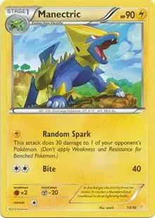 Manectric - Pokemon Pikachu Libre & Suicune #22
