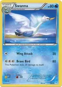 Swanna - Pokemon Pikachu Libre & Suicune #18