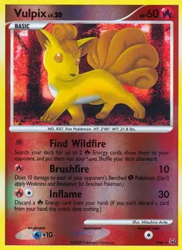 Vulpix #SH6 - Pokemon Platinum