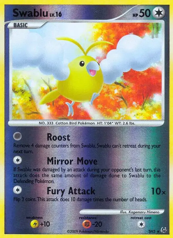 Swablu - Pokemon Platinum #SH5