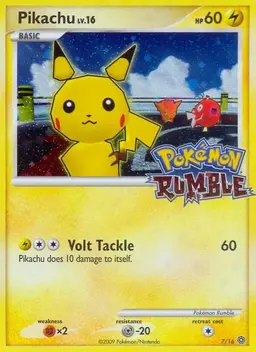 Pikachu #7 - Pokemon Rumble