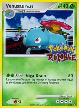 Venusaur - Pokemon Rumble