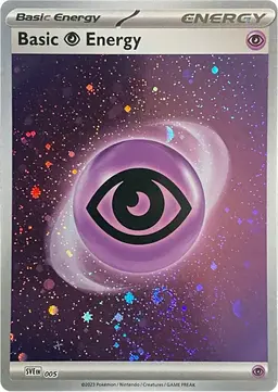 Basic Psychic Energy [Cosmos Holo] #5 - Pokemon Scarlet & Violet Energy