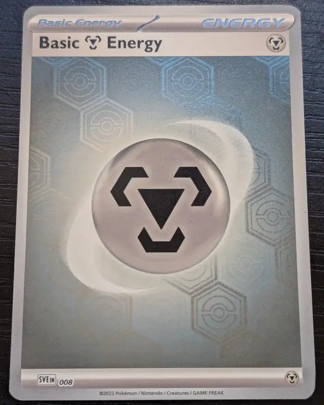 Basic Metal Energy [Holo] #8 - Pokemon Scarlet & Violet Energy