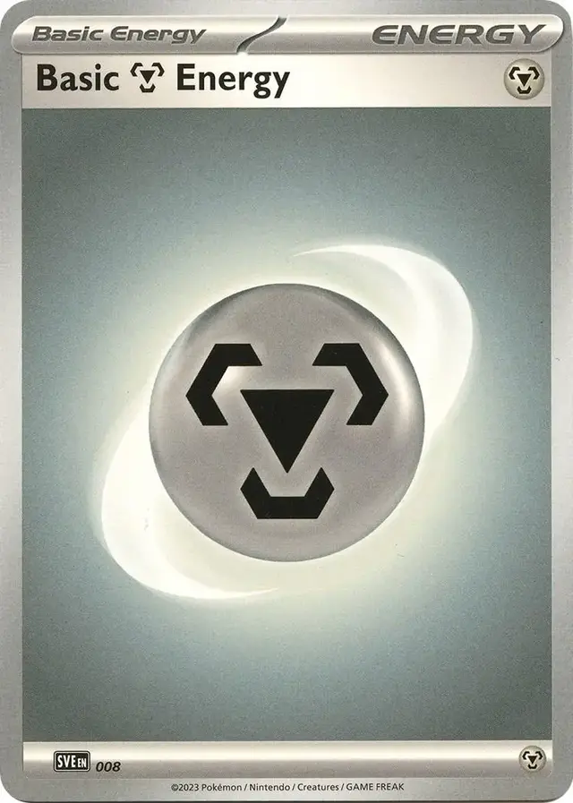 Basic Metal Energy #8 - Pokemon Scarlet & Violet Energy