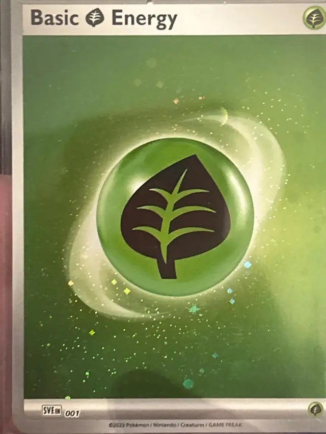 Basic Grass Energy [Holo] #1 - Pokemon Scarlet & Violet Energy