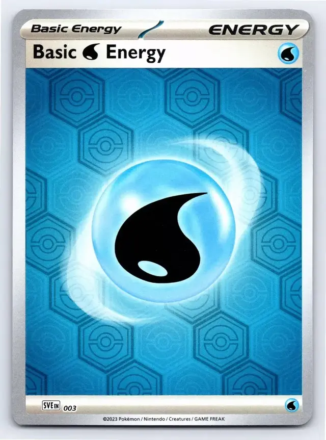 Basic Water Energy [Reverse Holo] #3 - Pokemon Scarlet & Violet Energy