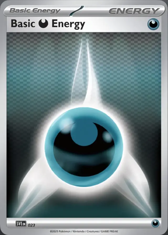 Basic Darkness Energy #23 - Pokemon Scarlet & Violet Energy