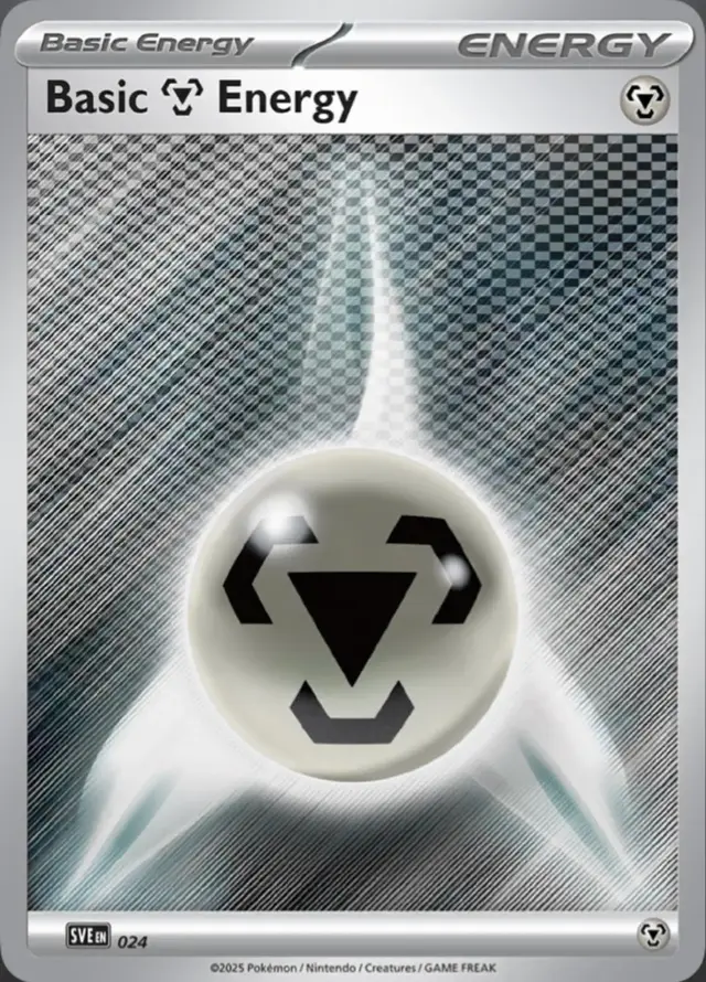 Basic Metal Energy #24 - Pokemon Scarlet & Violet Energy