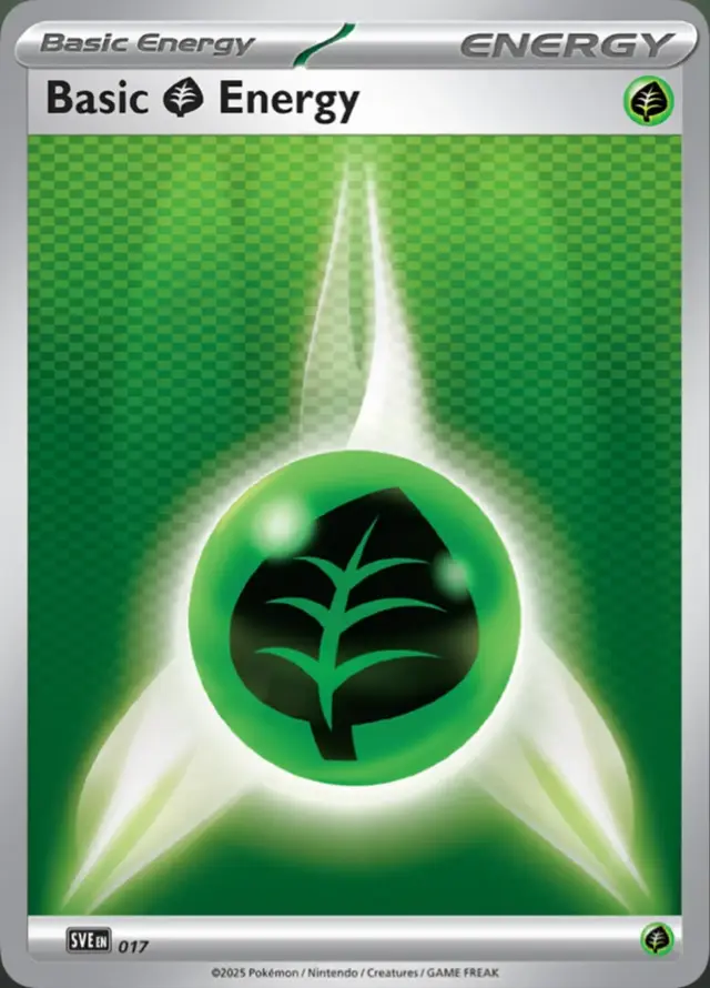 Basic Grass Energy #17 - Pokemon Scarlet & Violet Energy